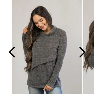 Nursing Queen Gray Nursing Sweater